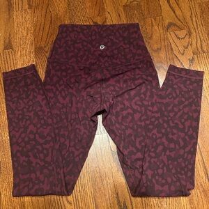 Lululemon multi color leggings size 2